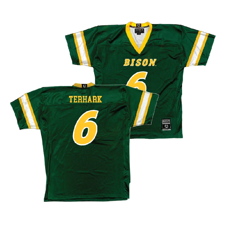 Football Jersey Wedding-Green NDSU Football Jersey - Tyler Terhark