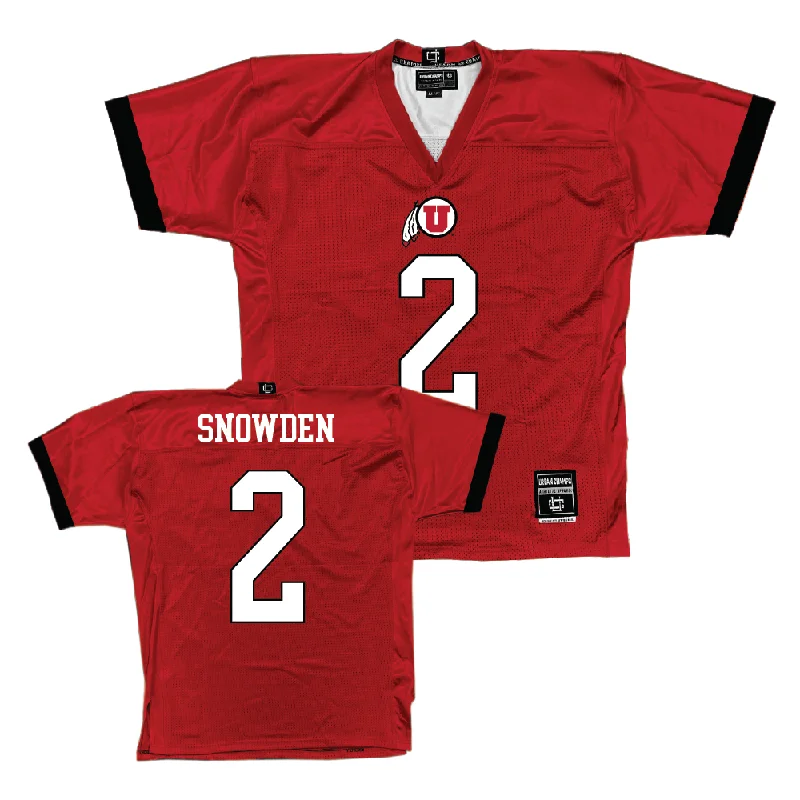 Football Jersey Poolside-Utah Football Red Jersey  - Smith Snowden