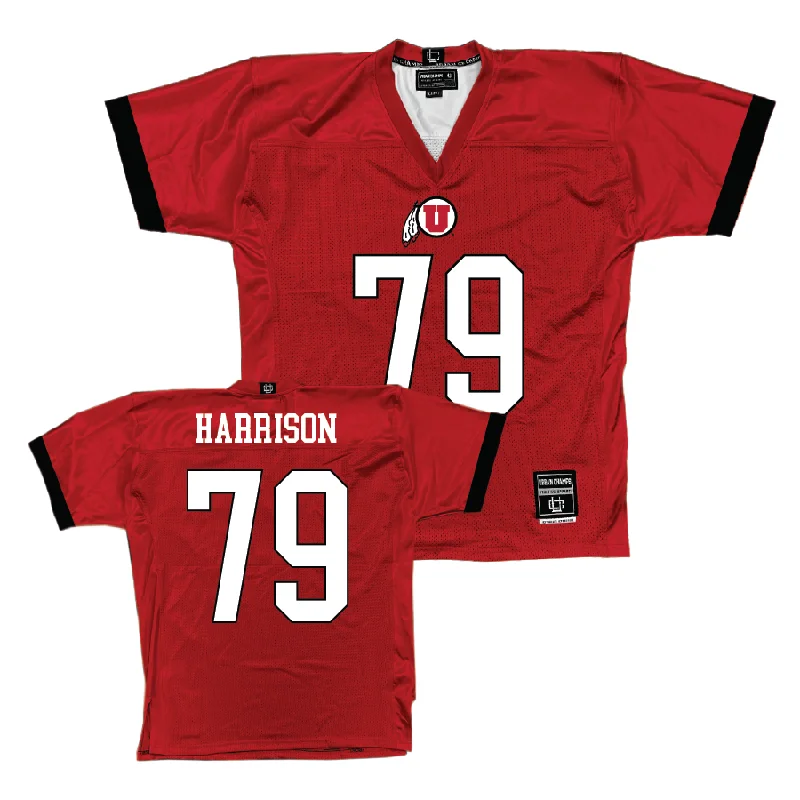 Football Jersey Football Sister-Utah Football Red Jersey - Alex Harrison | #79