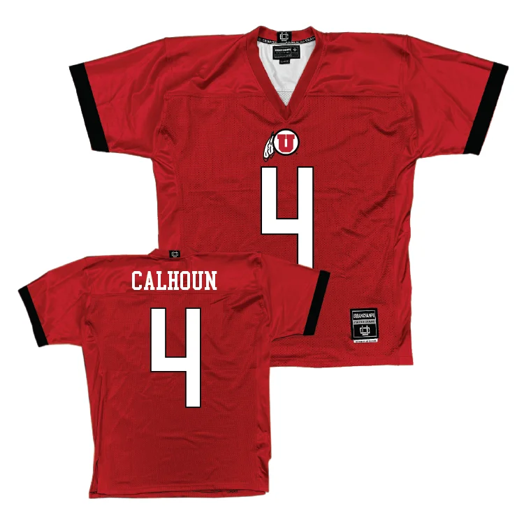 Football Jersey Stylish-Utah Football Red Jersey  - Cameron Calhoun