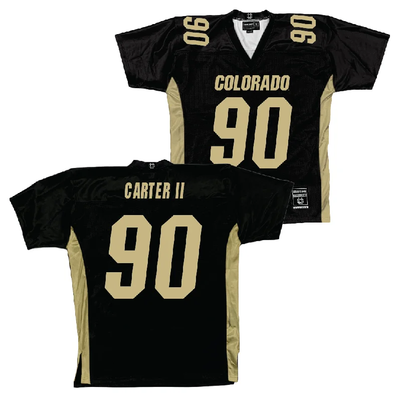 Football Jersey Work-Colorado Football Black Jersey   - Taurean Carter II