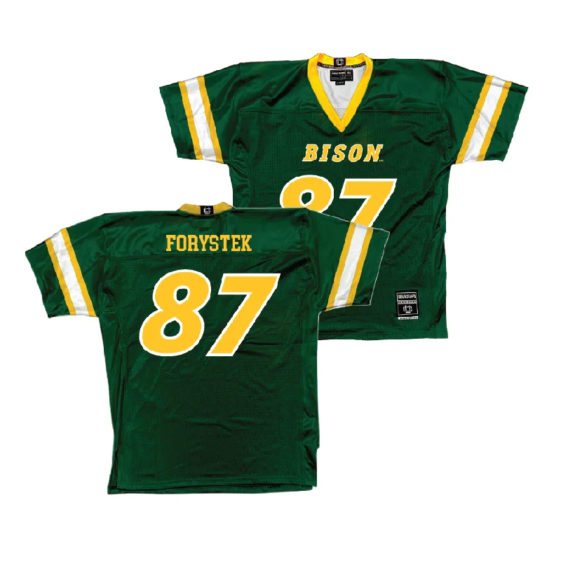 Football Jersey Cyber Monday-Green NDSU Football Jersey - Nate Forystek