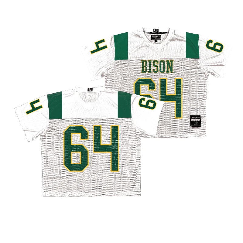 Football Jersey Travel-NDSU Throwback Football Jersey - Jaxon Duttenhefer | #64