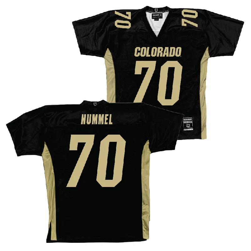 Football Jersey Tie-Dye-Colorado Football Black Jersey   - Wyatt Hummel