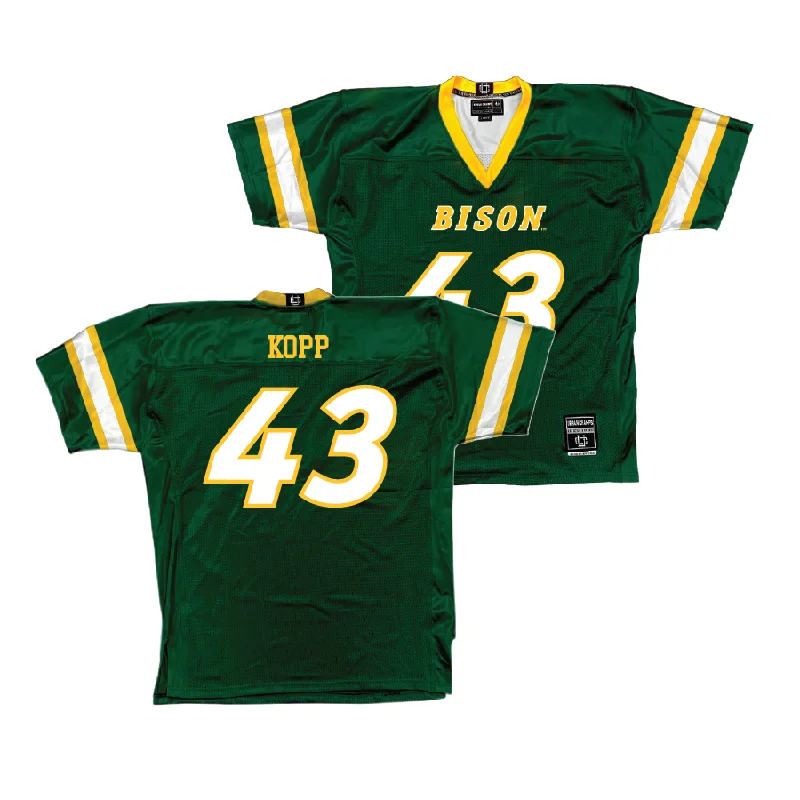 Football Jersey Hunting-Green NDSU Football Jersey  - Logan Kopp