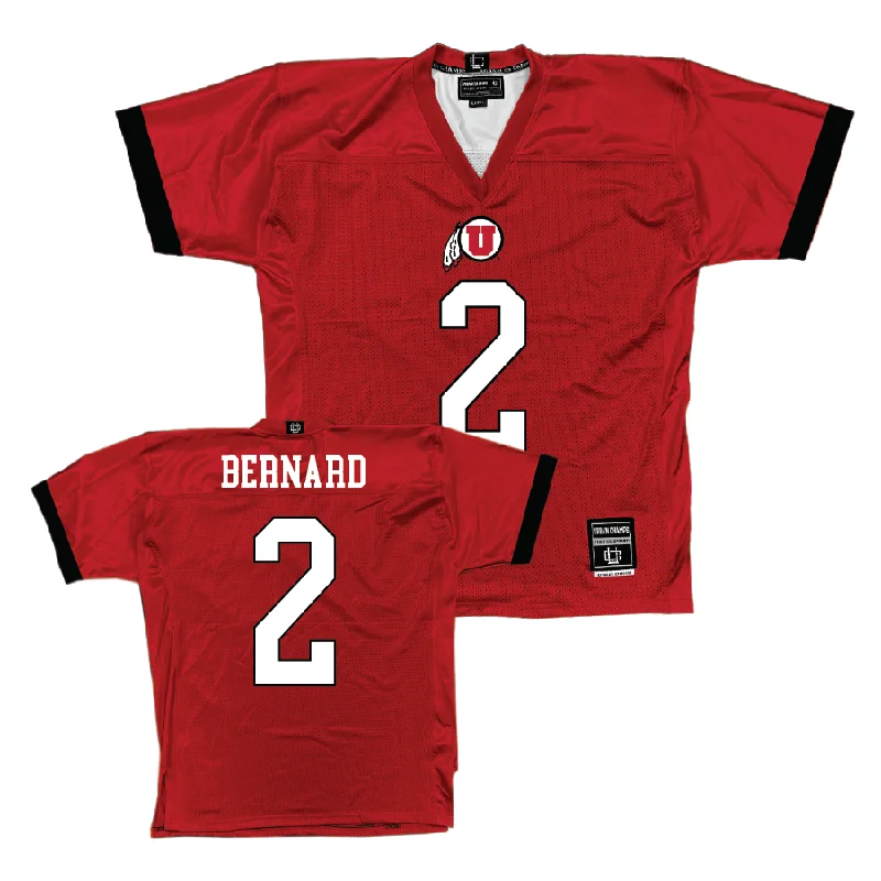 Football Jersey Inspirational-Utah Football Red Jersey - Micah Bernard | #2