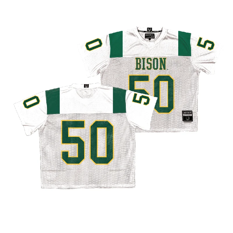 Football Jersey Street Style-NDSU Throwback Football Jersey - Kody Huisman | #50