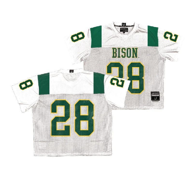 Football Jersey Plaid-NDSU Throwback Football Jersey - Noah Taylor | #28