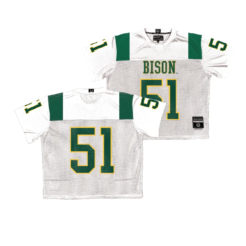 Football Jersey Quick-Dry-NDSU Throwback Football Jersey  - Donovan Woolen