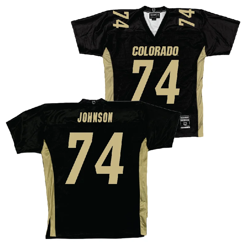 Football Jersey Purple-Colorado Football Black Jersey   - Tyler Johnson