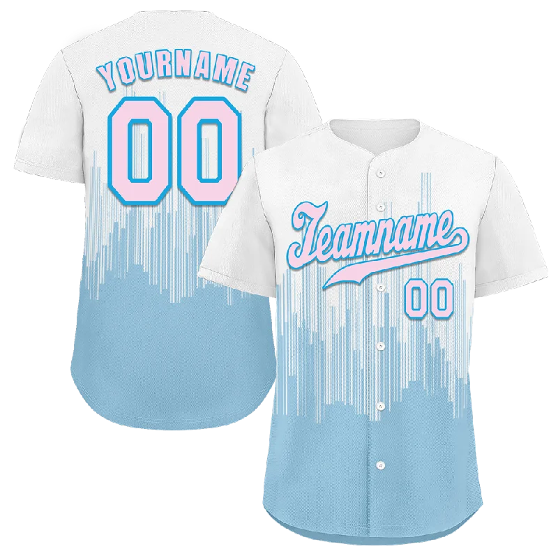 Baseball Jersey Summer-Custom White Aqua City Edition Pink Authentic Baseball Jersey BSBJ0a-bc0fbb7