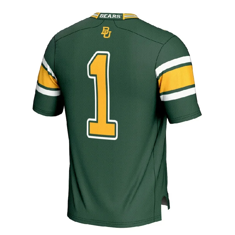 Football Jersey Striped-#1 B.Bears GameDay Greats Football Jersey - Green Stitched American College Jerseys