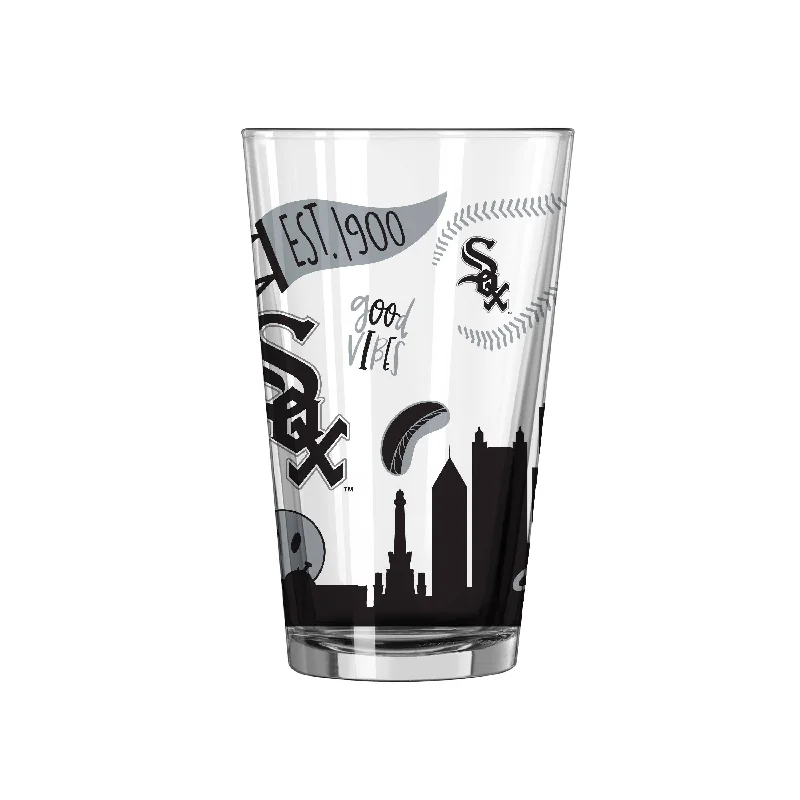 Team Mug Easter-Chicago White Sox 16oz Native Pint Glass