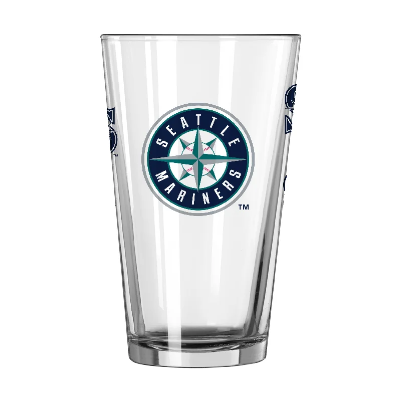 Team Mug Camping-Seattle Mariners 16oz Scatter Pint Glass