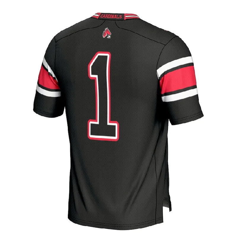 Football Jersey Floral-#1 B.State Cardinals GameDay Greats Football Jersey - Black Stitched American College Jerseys