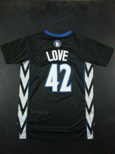 Basketball Jersey Modern-Timberwolves 42 Love Black Basketball Jerseys