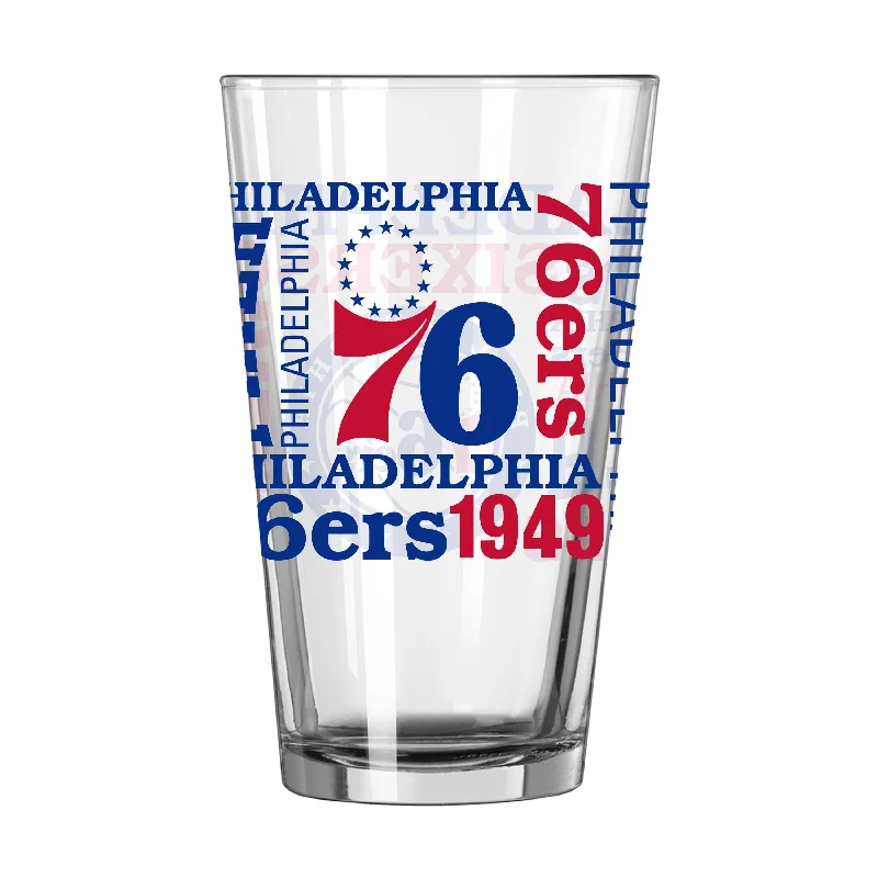 Team Mug Leadership-Philadelphia 76ers 16oz Spirit Pint Glass