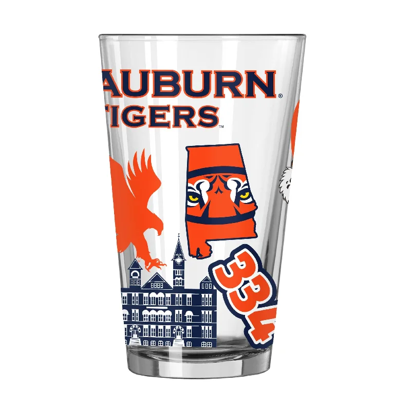 Team Mug Friendship-Auburn 16oz Native Pint Glass