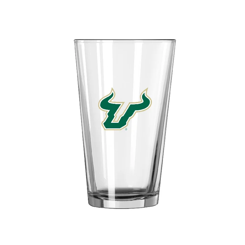 Team Mug Work-South Florida 16oz Logo Pint Glass