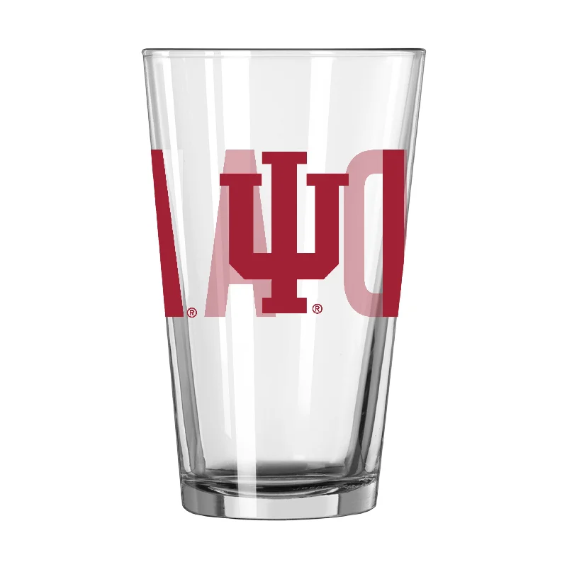 Team Mug Hustle-Indiana 16oz Overtime Pint Glass