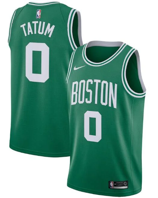 Basketball Jersey Indoor-Men's Boston Celtics Green #0 Jayson Tatum Icon Edition Stitched Basketball Jersey