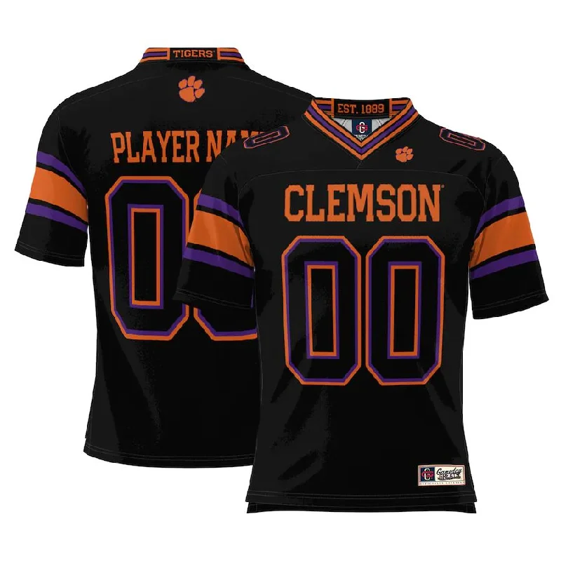 Football Jersey Baby-Custom C.Tigers ProSphere NIL Pick-A-Player Football Jersey Black American Stitched College Jerseys