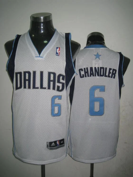 Basketball Jersey Lightweight-Mavericks 6 Chandler White Basketball Jerseys