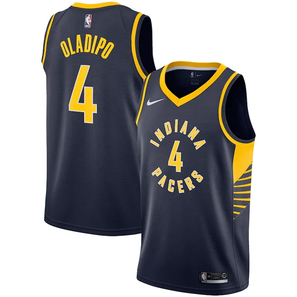 Basketball Jersey Mother’s Day-Men's Indiana Pacers #4 Victor Oladipo Navy Stitched Basketball Jersey