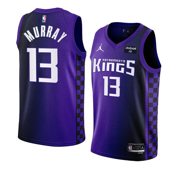 Basketball Jersey Gameday Outfit-Men's Sacramento Kings #13 Keegan Murray Purple 2023-24 Statement Edition Swingman Stitched Basketball Jersey