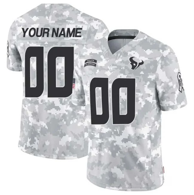 Football Jersey Football Player-Custom H.Texans Active Player 2024 F.U.S.E Arctic Camo Salute To Service Limited Stitched Football Jersey