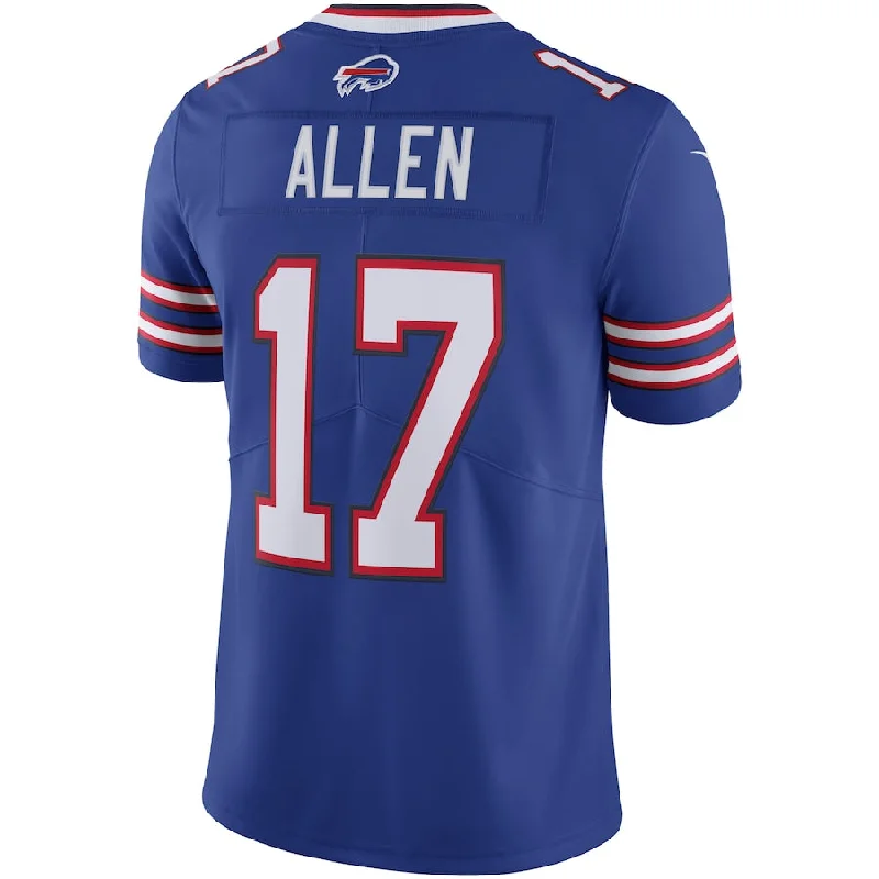 Football Jersey Touchdown-B.Bills #17 Josh Allen Royal Vapor Untouchable Limited Jersey American Stitched Football Jerseys