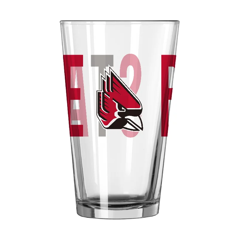 Team Mug Retro-Ball State 16oz Overtime Pint Glass