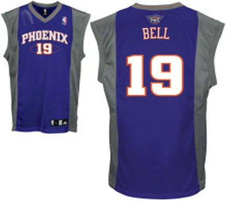 Basketball Jersey Name-Suns 19 Raja Bell Purple Basketball Jerseys