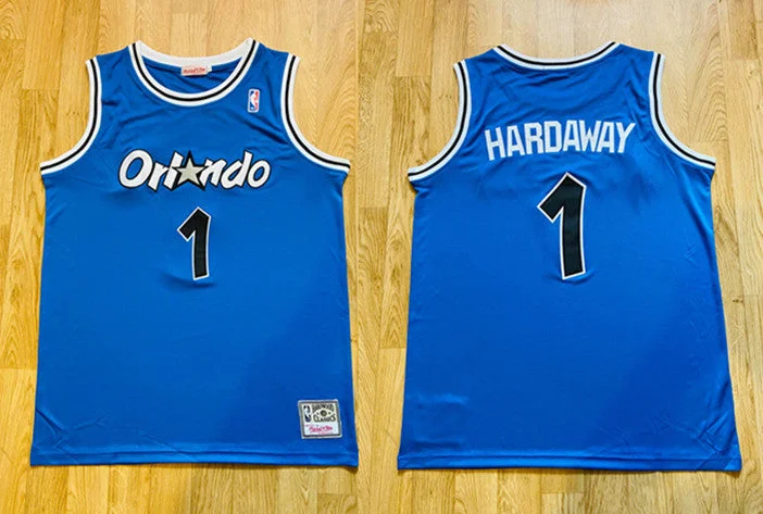 Basketball Jersey Patriotic-Men's Orlando Magic #1 Penny Hardaway Blue Stitched Basketball Jersey