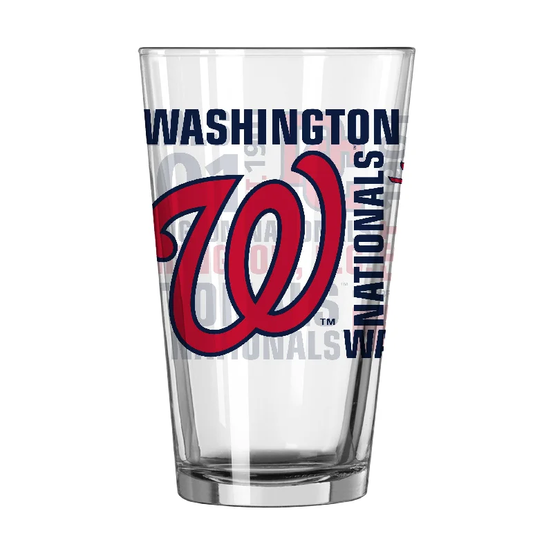 Team Mug Vintage-Washington Nationals 16oz Spirit Pint Glass