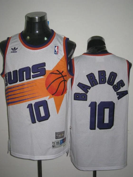 Basketball Jersey Purple-Suns 10 Barbosa White Basketball Jerseys