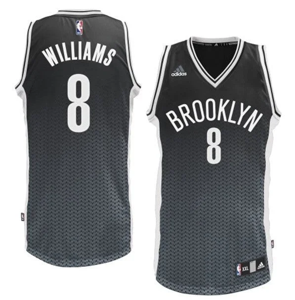 Basketball Jersey Streetwear-Brooklyn Nets 8 Williams Black Resonate Fashion Swingman Basketball Jersey