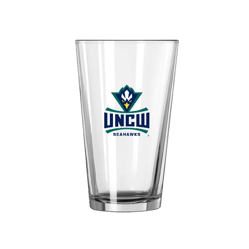 Team Mug Rugby-UNC Wilmington 16oz Logo Pint Glass