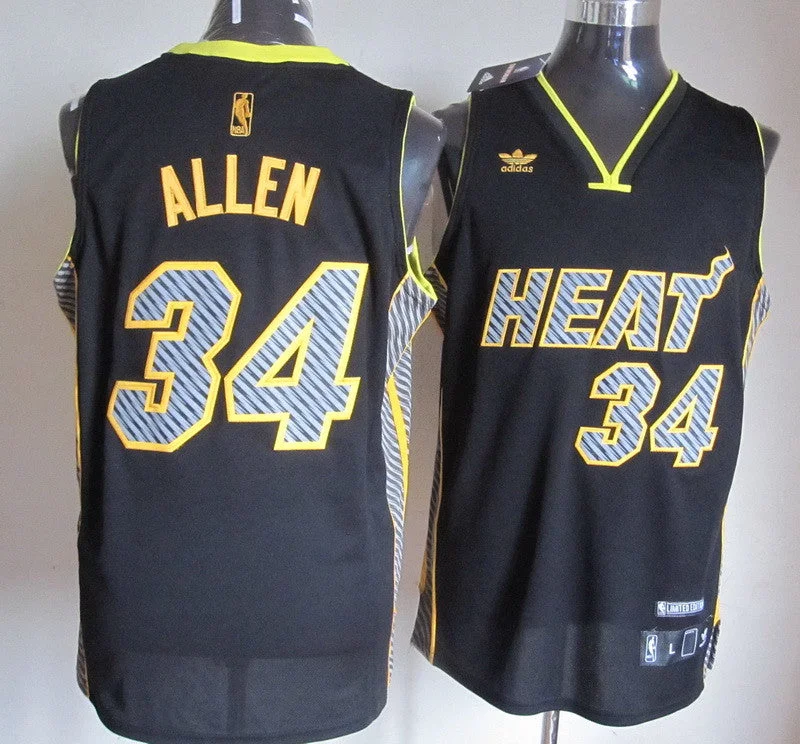 Basketball Jersey MVP-Heats 34 Allen Black Fashion Basketball Jerseys