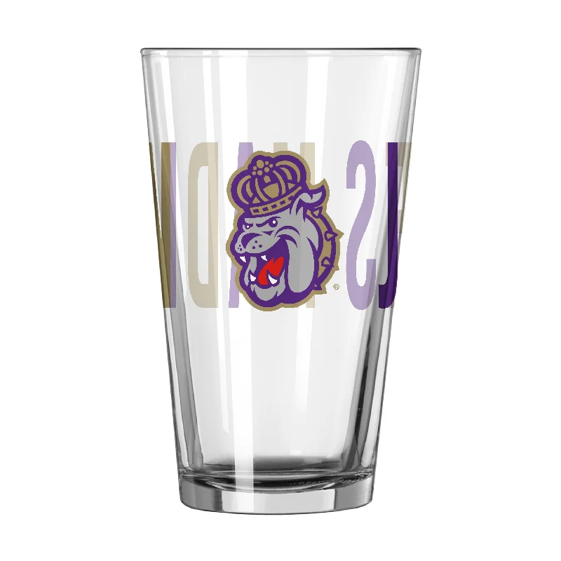 Team Mug Coffee-James Madison 16oz Overtime Pint Glass