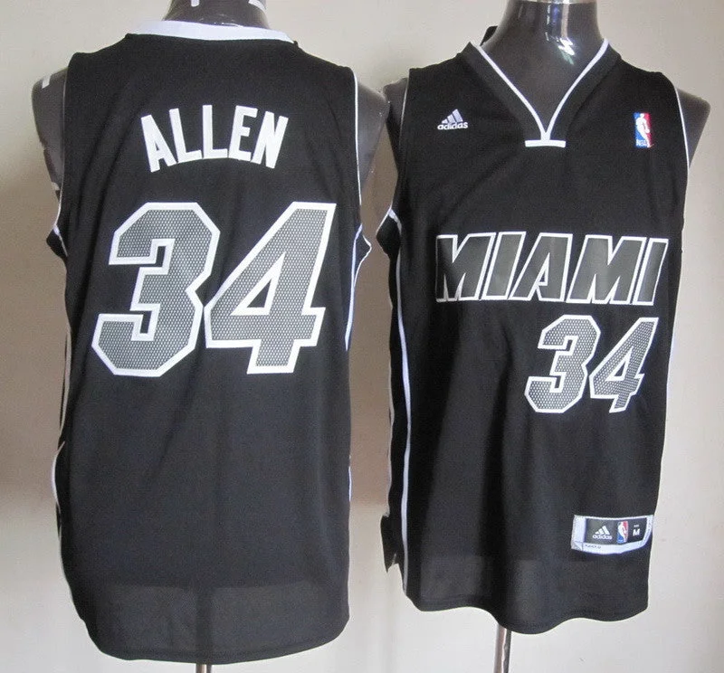 Basketball Jersey High School-Heats 34 Allen Black Fashion Basketball Jersey