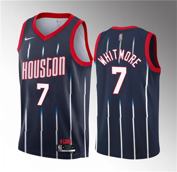 Basketball Jersey Eco-Friendly-Men's Houston Rockets #7 Cam Whitmore Navy 2023 Draft Classic Edition Stitched Basketball Basketball Jersey