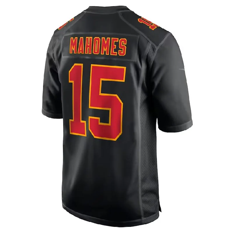 Football Jersey Online Exclusive-KC.Chiefs #15 Patrick Mahomes Black Super Bowl LVIII Carbon Fashion Game Player Jersey Football Jerseys