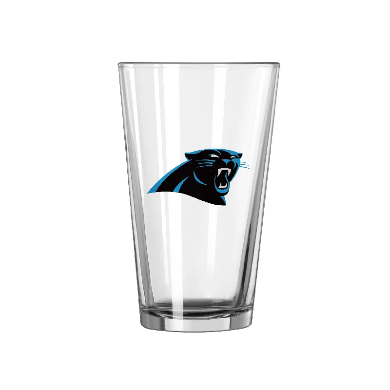 Team Mug Content Creator-Carolina Panthers 16oz Logo Pint Glass