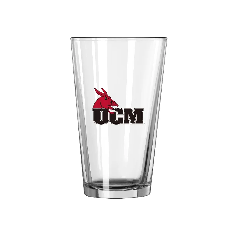 Team Mug Eco-Friendly-Central Missouri 16oz Logo Pint Glass