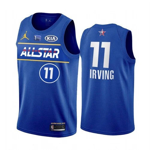 Basketball Jersey College-Men's 2021 All-Star #11 Kyrie Irving Blue Eastern Conference Stitched Basketball Jersey