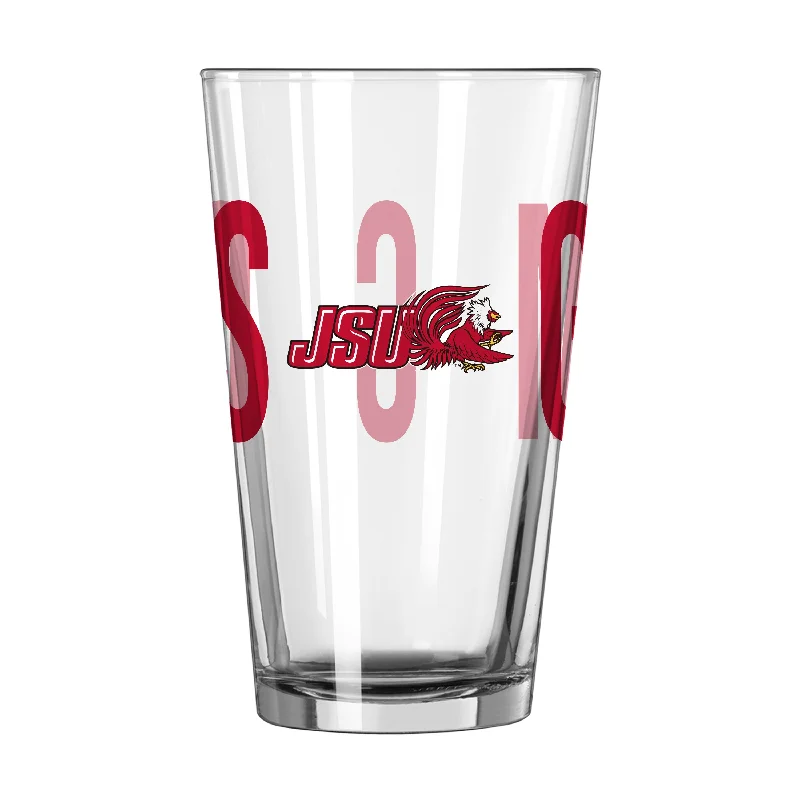 Team Mug Double-Walled-Jacksonville State 16oz Overtime Pint Glass