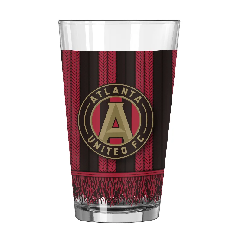 Team Mug Positive Vibes-Atlanta United 16oz Scarf Pint Glass