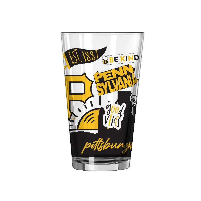 Team Mug Pop Culture-Pittsburgh Pirates 16oz Native Pint Glass