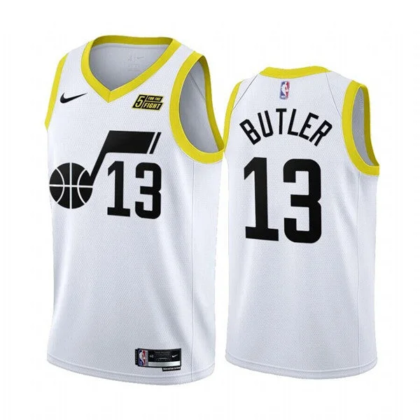 Basketball Jersey Country Flag-Men's Utah Jazz #13 Jared Butler White 2022/23 Association Edition Stitched Basketball Basketball Jersey